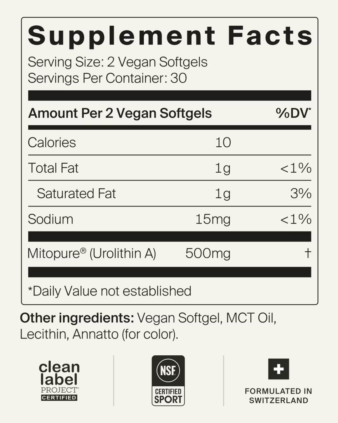 Mitopure Softgels